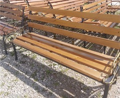 Скамейка Ковка 1,8м Листья