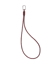 Lace with a carabiner berry color