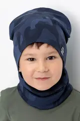 комплект  для мальчика  К 8125/джинсовый,милитари в полоску