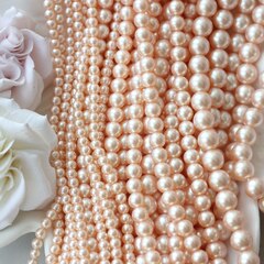 Майорка нежно-персиковая 6 мм, 1 нить, МА127