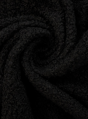 Мех искусственный "Барашек", 384 г/м2, ш. 150 см, черный