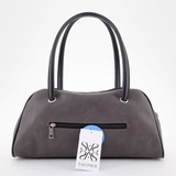 Сумка Саломея 501 итальянский серый + черный