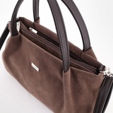 Сумка Саломея 334 эко-замша шоколад