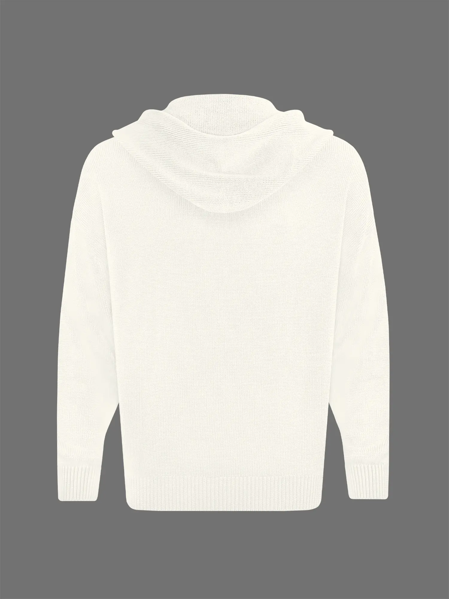 Толстовка на замке из мягкой шерсти