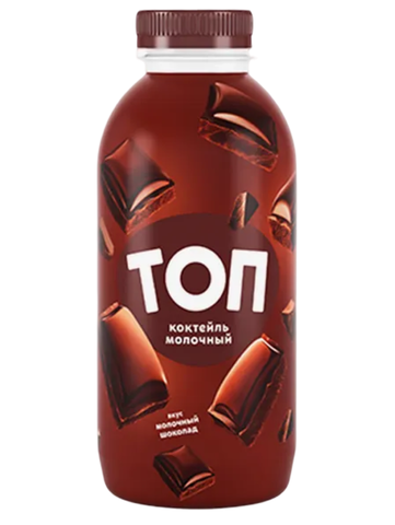 Коктейль молочный ТОП ШЕЙК со вкусом Молочного шоколада 2% 450гр