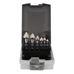 Набор зенковок 60° 6,3-20,5мм DIN334C 3z HSSE-Co5 6шт H-Tools 896806EHT