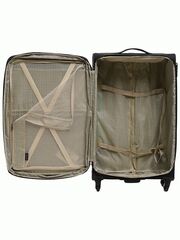 Чемодан Redmond тканевый ультралегкий Черный (ХL) карманы