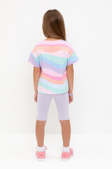 шорты  для девочки  КР 4036-1/лепесток орхидеи к535