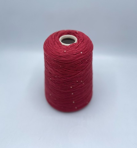 Tollegno, Harmony paillettes, 450м/100гр. 97% Меринос,3% Полиэстер(пайетка) , цвет-Грейпфрут(715), 37050