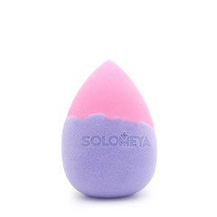 Спонж для макияжа МЕНЯЮЩИЙ ЦВЕТ косметический Color Changing Blending Sponge Purple-pink, 1 шт