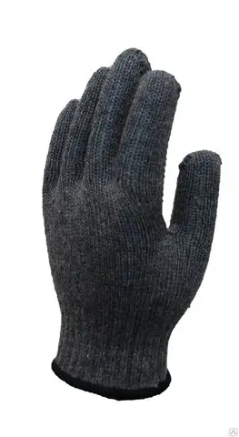 Перчатки п/ш двойной вязки (серые)