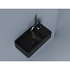 Ceramica Nova Element CN5045MB Умывальник подвесной прямоугольный (чаша слева, отверстие под смеситель справа), 39.5x22, цвет: чёрный