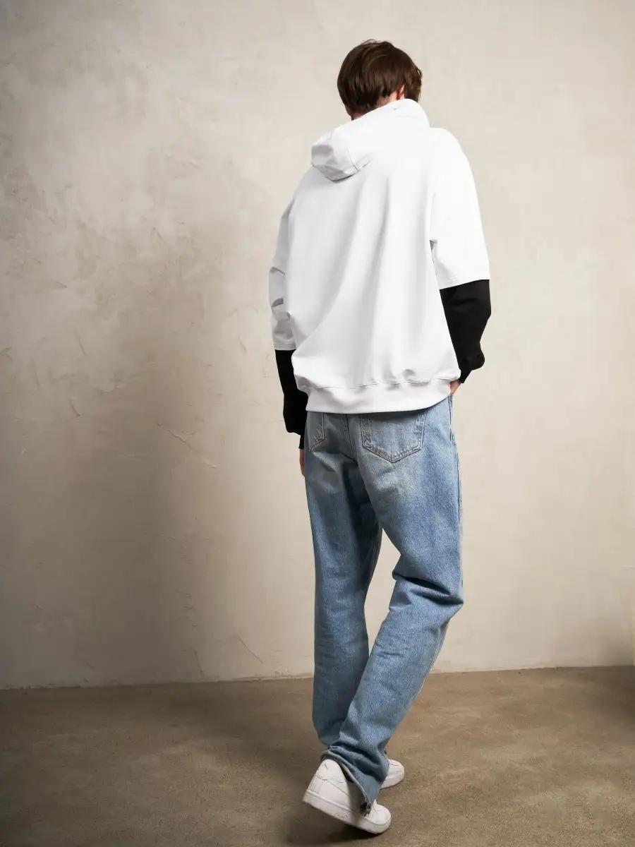 Худи женское мужское оверсайз с принтом аниме с капюшоном