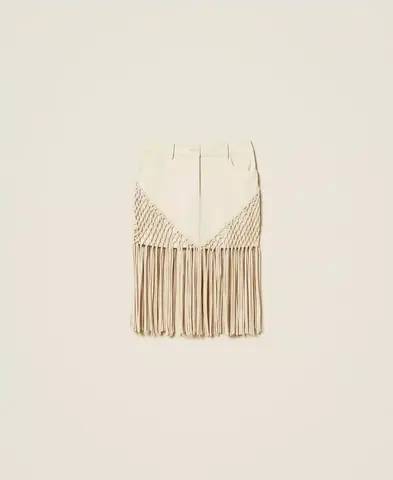 TWINSET Юбка мини с бахромой