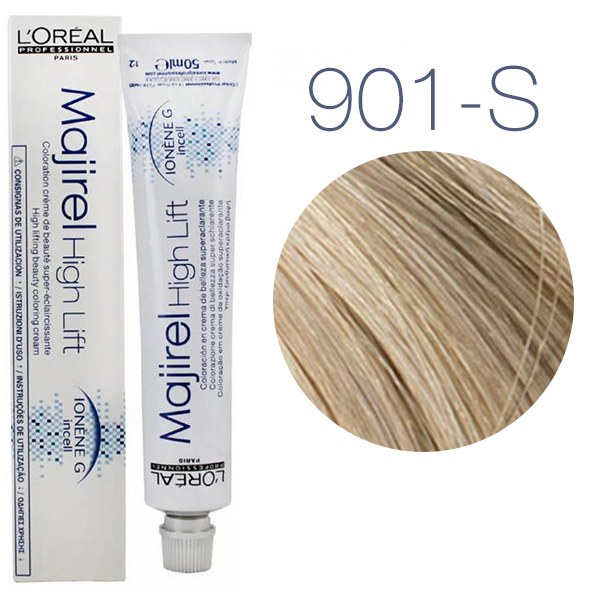 Купить L'Oreal Professionnel Majirel High Lift 901-S (Очень яркий блондин  пепельный) - Краска для волос