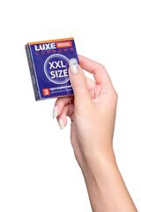 Презервативы увеличенного размера LUXE Royal XXL Size - 3 шт. - 