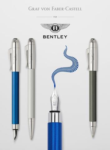 Ручка перьевая Graf von Faber-Castell Bentley White Satin, F (141801)