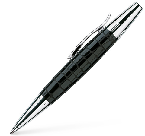 Шариковая ручка Faber-Castell E-motion Resin Croco Black (148350)