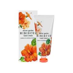 Крем для рук с экстрактом гибискуса JIGOTT Secret Garden Hibiscus Hand Cream 100 мл