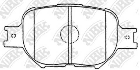 Колодки NiBK PN1430