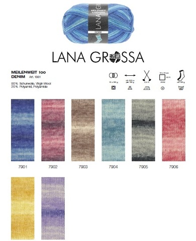 Lana Grossa Meilenweit Denim 7901