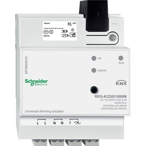 Механизм универсального диммера REG-K/230/1000 ВТ. Merten. MTN649310