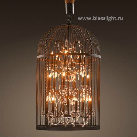 люстра Vintage birdcage 5006–D6+6