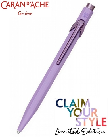 Ручка шариковая Caran d’Ache 849 Claim Your Style Edition 3 LE, Violett (849.567)