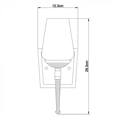 Настенный светильник Arte Lamp STEFAN A1722AP-1BA