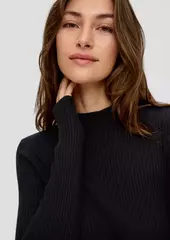 Платье-миди из трикотажа в рубчик s.Oliver