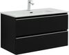 Aquanet 329598 Тумба Вега 90 2 ящ. цв.черный (329598)