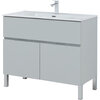 Aquanet 277556 Тумба Алвита new 100 напольная 1 ящ., 2 дв.цв.серый (277556)