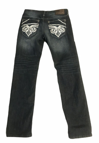 Affliction | Джинсы мужские Gage Fleur Panama 110SK080 сзади