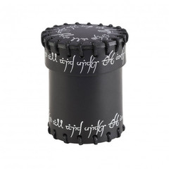Elvish Black Leather Dice Cup