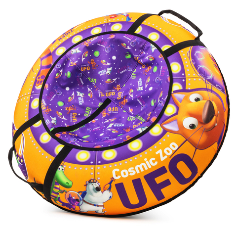 Тюбинг Cosmic Zoo UFO Тигренок ( оранжевый)