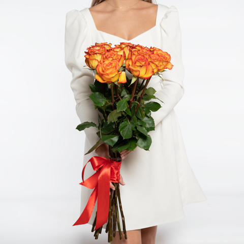 Букет 15 роз Хай Мэджик