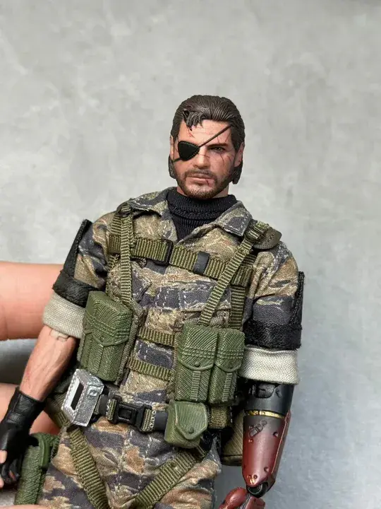 Фигурка Солид Снейк Ahab Tiger Stripe масштаб 1/12 Metal Gear