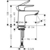 Кран вертикальный рычажный Hansgrohe Talis E 71706000