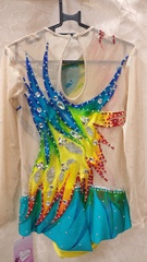 Купальник для художественной гимнастики б/у р.32