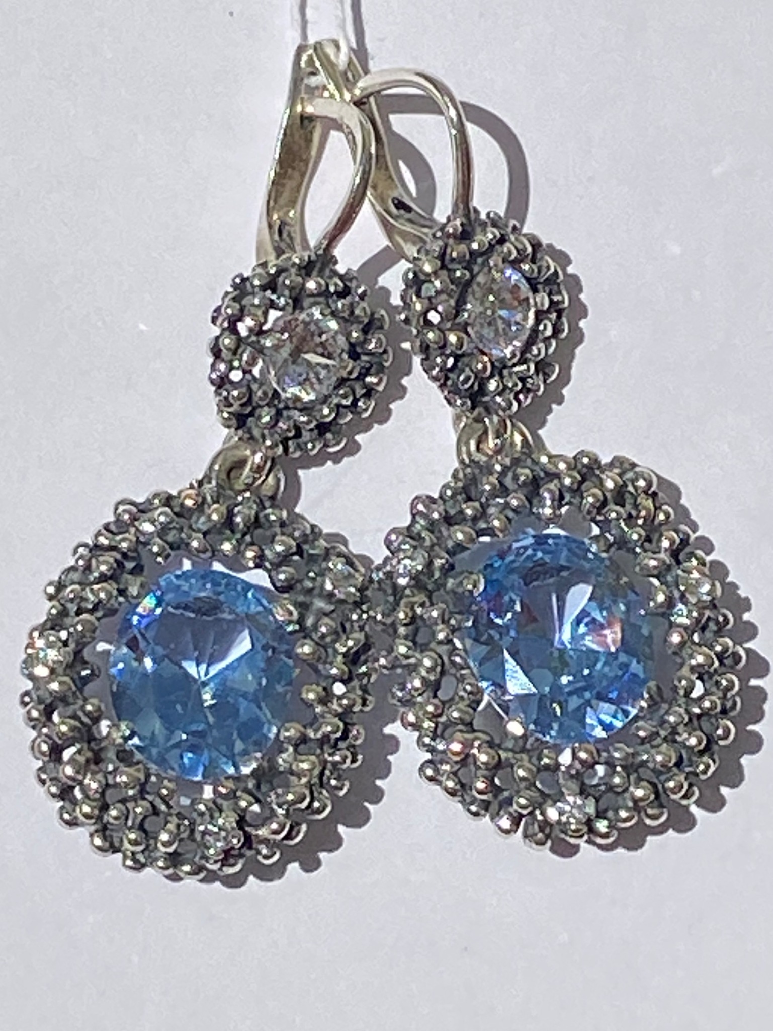 сияющий аквамарин. серьги андромеды. длинные серьги с кристаллами. серьга андромеды. серьга андромеды.