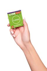Гладкие презервативы LUXE Royal Classic - 3 шт. - 