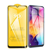 Защитное стекло 9H полный клей Full Glue для Samsung Galaxy A20, A30, A30s, A31, A40s, A50, A50s (Черная рамка)