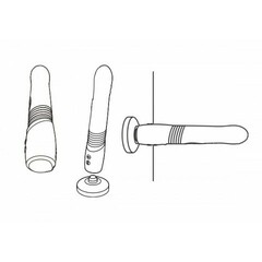 Фрикционный и вибрирующий фаллоимитатор Gravity Lovense (с управлением через приложение)