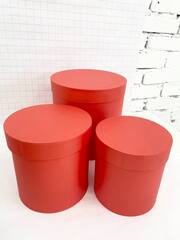 Цилиндр одиночный, 20*20 см, Красный, 1 шт.