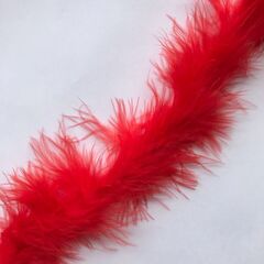 Боа "Пух марабу", дл. 1,8 м., 10 гр, красный