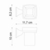 WasserKRAFT Wern K-2528 Подстаканник одинарный