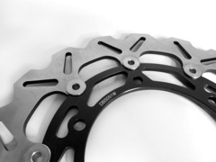 Передний тормозной диск ARASHI для Kawasaki Ninja 250R 2008-2012 (увеличенный)