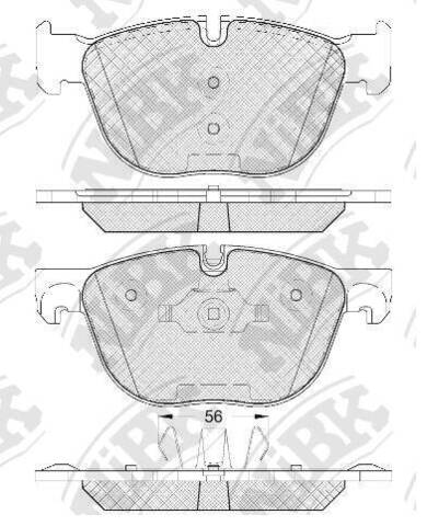Колодки NiBK PN0094