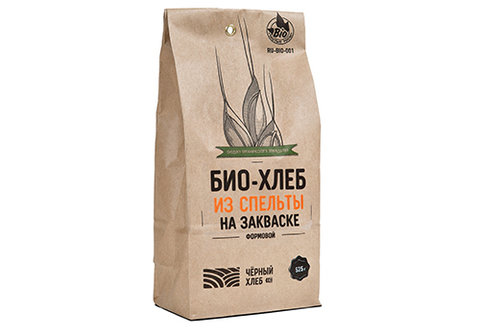 Набор для выпечки: БИО-хлеб из спельты на закваске формовой, 525г