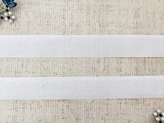 Велкро/липучка, комплект, ш. 2,5 см, белый